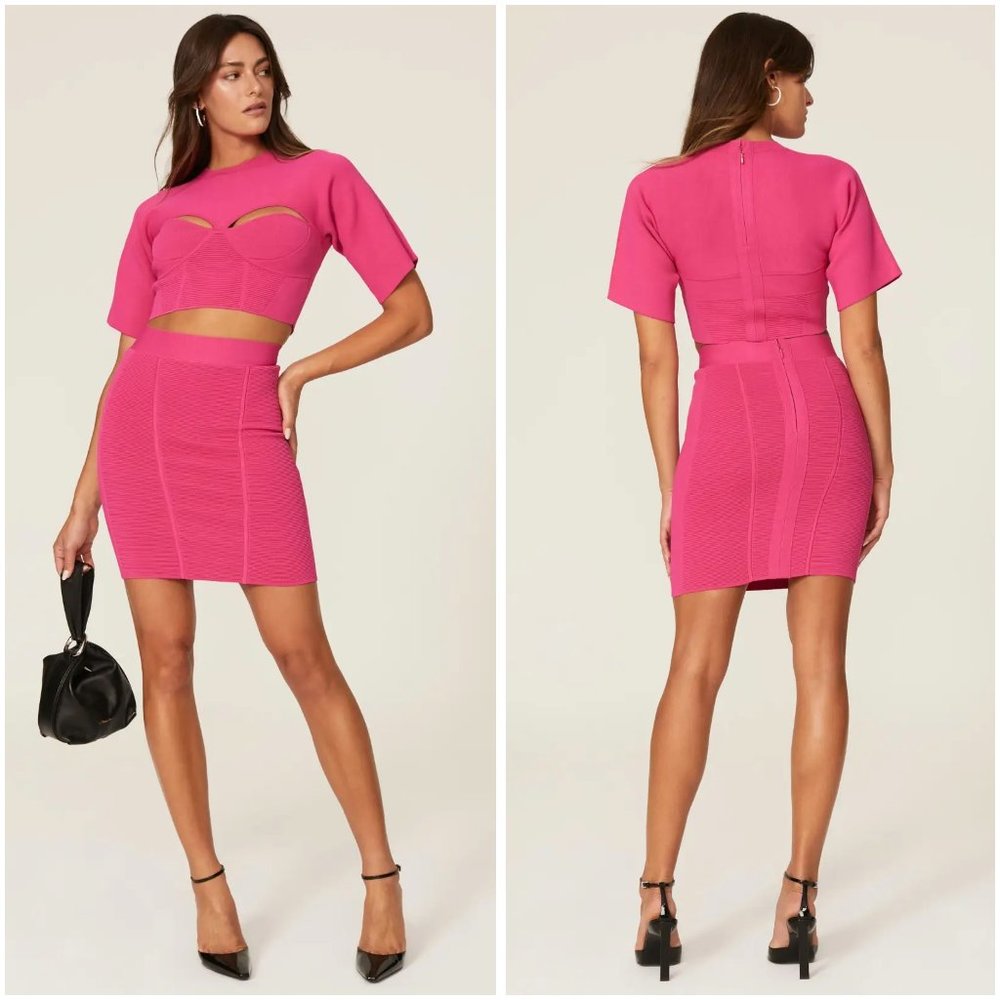 Elegant Pink Women's Skirt